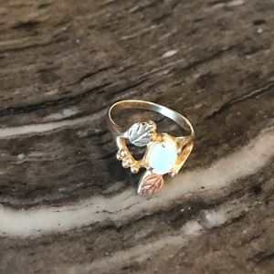 Black hills gold opal ring